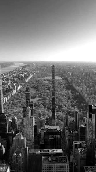 New York City skyline over Central Park